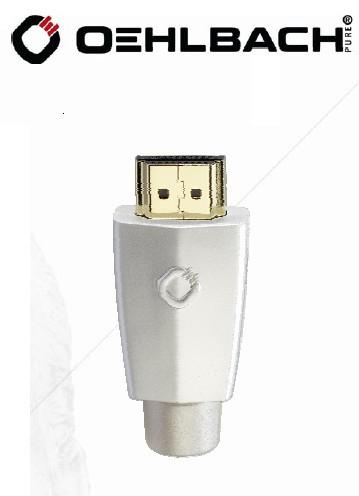 Oehlbach - 1321 XXL®IvoryEmotion Câble HDMI