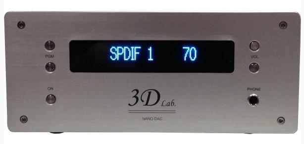 3D Lab - NANO DAC Convertisseur DAC numérique analogique (Déstockage)