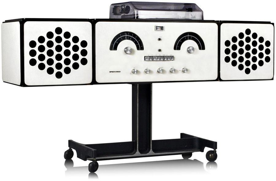 Brionvega - RR226 Chaine HiFi tout-en-un vintage rétro