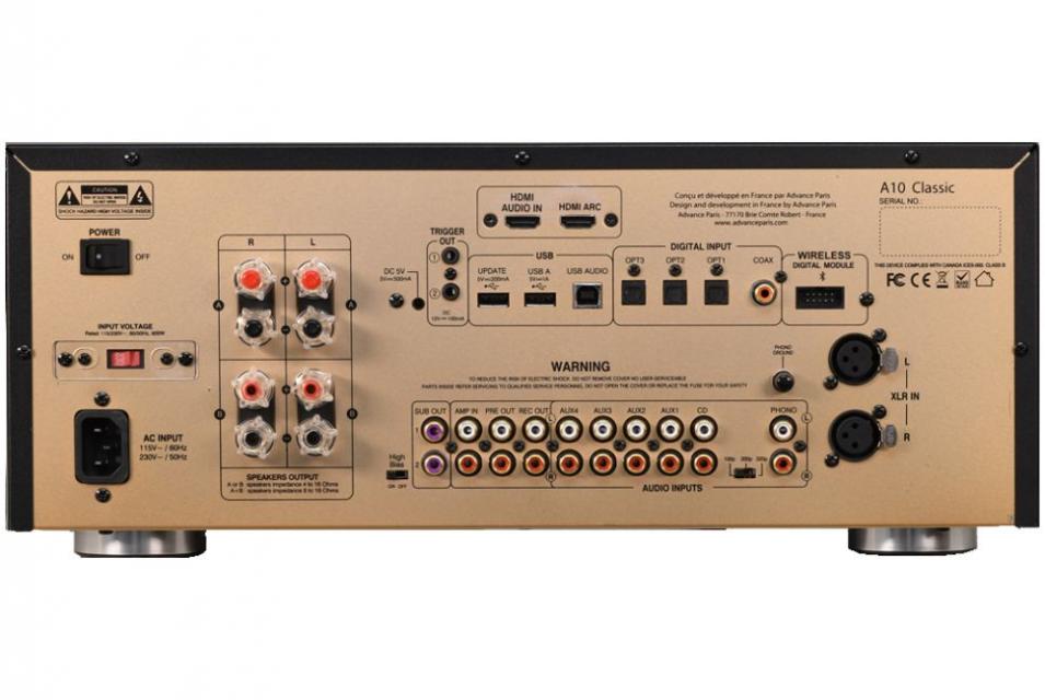Advance Paris - A10 CLASSIC Amplificateur intégré stéréo