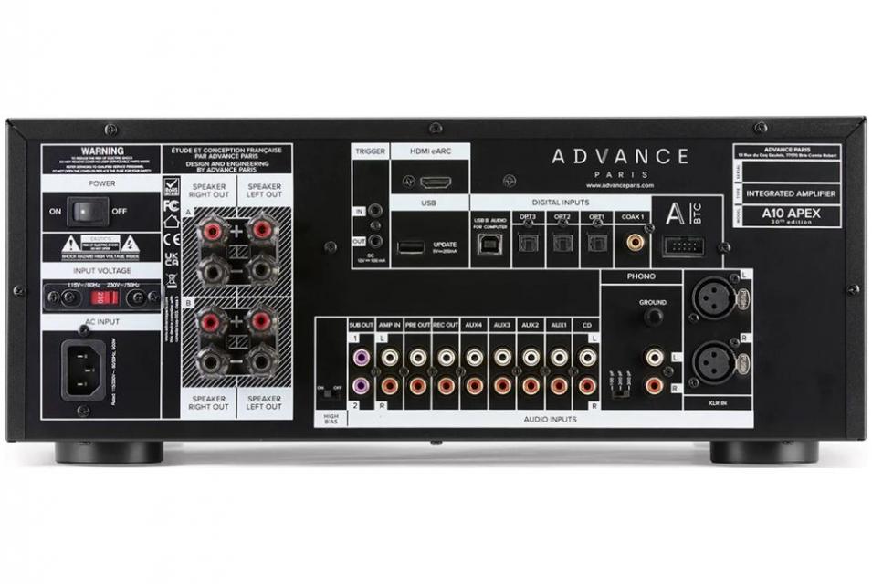 Advance Paris - A10 Apex 30th - Amplificateur intégré stéréo 2x130W en classe A/B