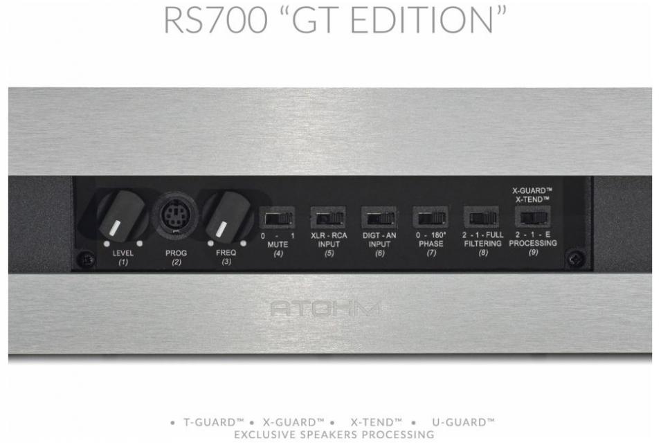Atohm - RS 700 GT EDITION Amplificateur de puissance stéréo