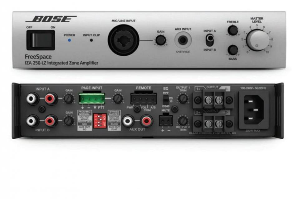 Bose Professional - FreeSpace IZA 250 LZ- Amplificateur de zone intégré 4,8Ω