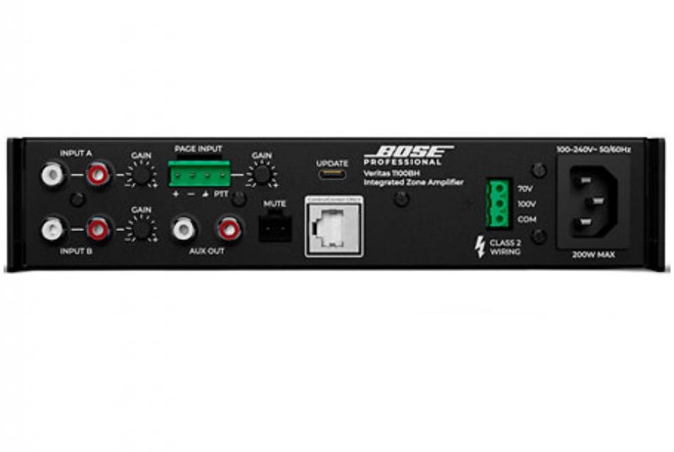 Bose Professional - Veritas 1100BH - Amplificateur de zone intégré 100 Volt Bluetooth Bose Professional - Veritas 1100BH - Amplificateur de zone intégré 100 Volt Bluetooth