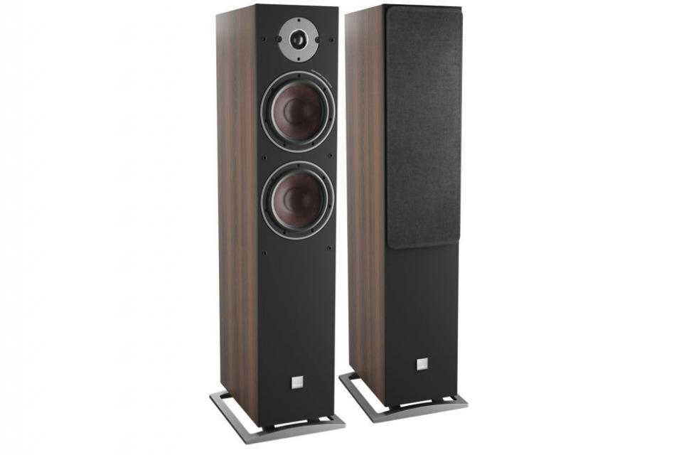 Dali - Oberon 7 C + SoundHub Compact - Enceintes colonnes sans fil 2 voies bass-reflex