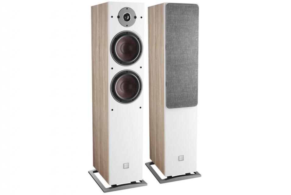 Dali - Oberon 7 C + SoundHub Compact - Enceintes colonnes sans fil 2 voies bass-reflex