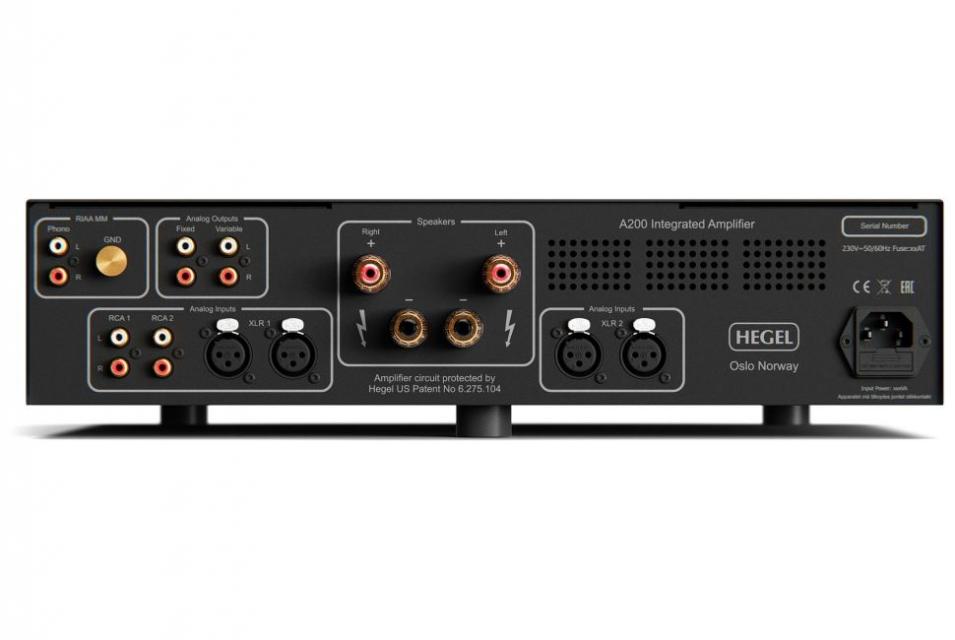 Hegel - A200 - Amplificateur intégré stéréo Hegel - A200 - Amplificateur intégré stéréo