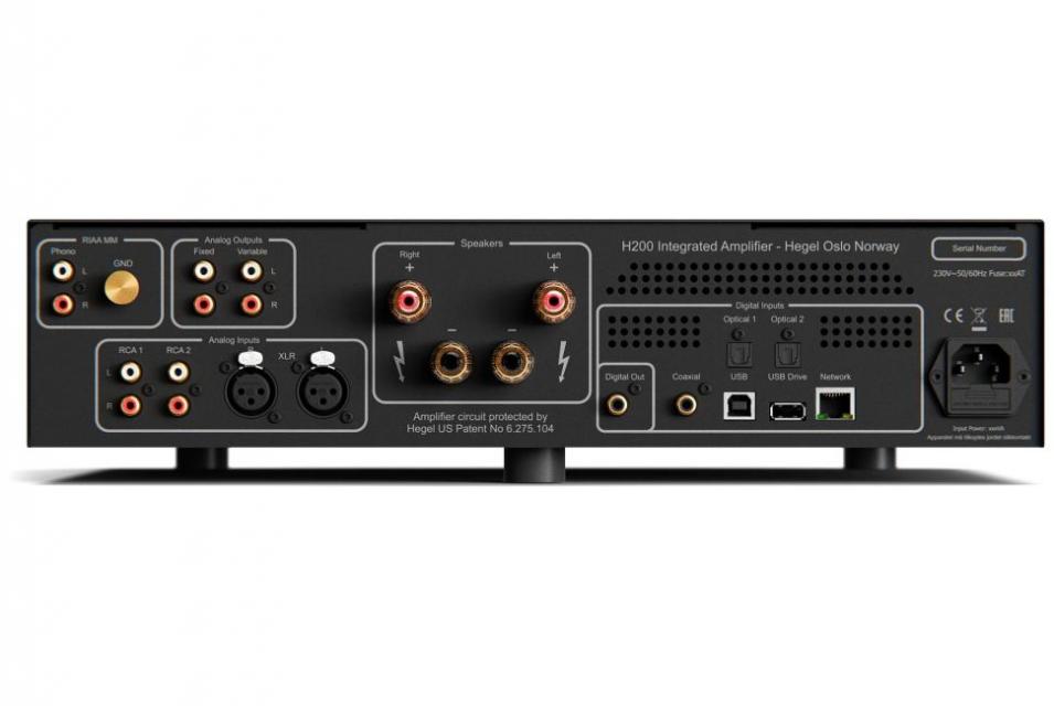 Hegel - H200 - Amplificateur intégré stéréo connecté Hegel - H200 - Amplificateur intégré stéréo connecté