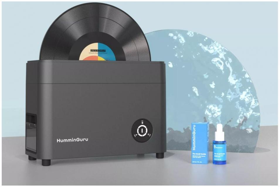 HUMMINGURU - HG01 - Machine à laver les disques vinyles Ultrasonic