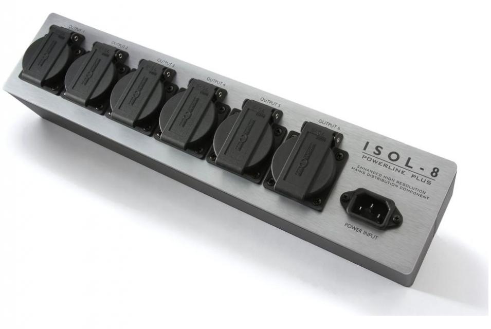 Isol8 - PowerLine Plus -  Barrette secteur non filtrée 6 sorties