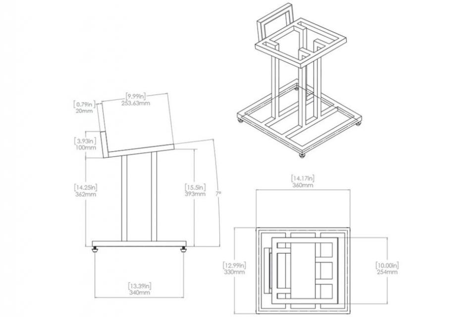 JBL - JS80 - Stand Pieds de sol pour L82 MKII