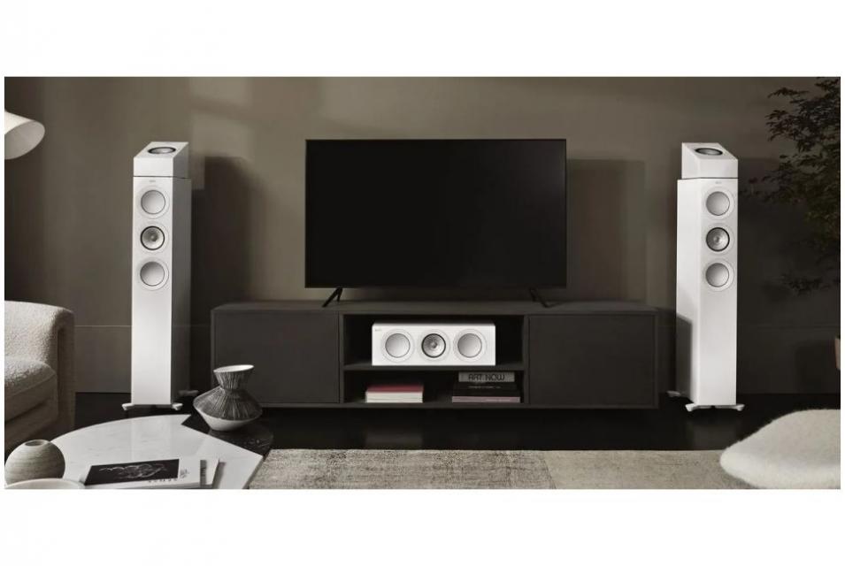 Kef - R6 Meta - Enceinte centrale 3 voies close Kef - R6 Meta - Enceinte centrale 3 voies close