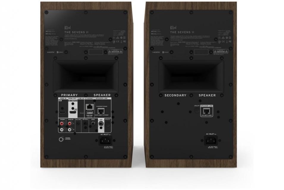 Klipsch - The Sevens II - Enceintes bibliothèque connecté Dolby Atmos® ( Wifi, Bluetooth, AirPlay )