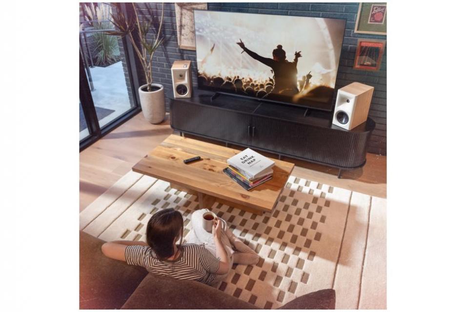 Klipsch - The Fives II - Enceintes bibliothèque connecté ( Wifi, Bluetooth, AirPlay ) Klipsch - The Fives II - Enceintes bibliothèque connecté ( Wifi, Bluetooth, AirPlay )