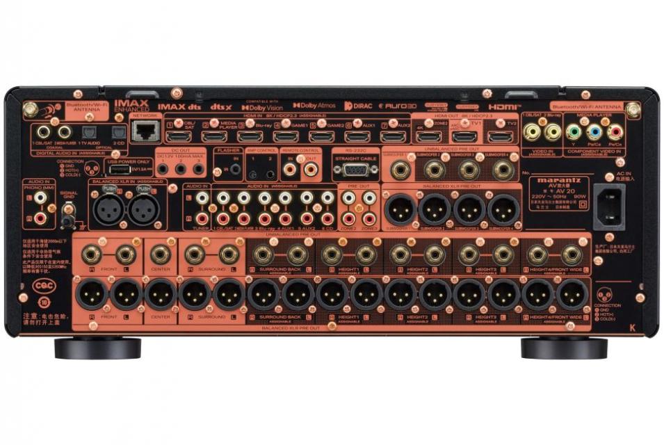 Marantz - AV 20 Préamplificateur Home Cinema 13.4 8K Dolby atmos