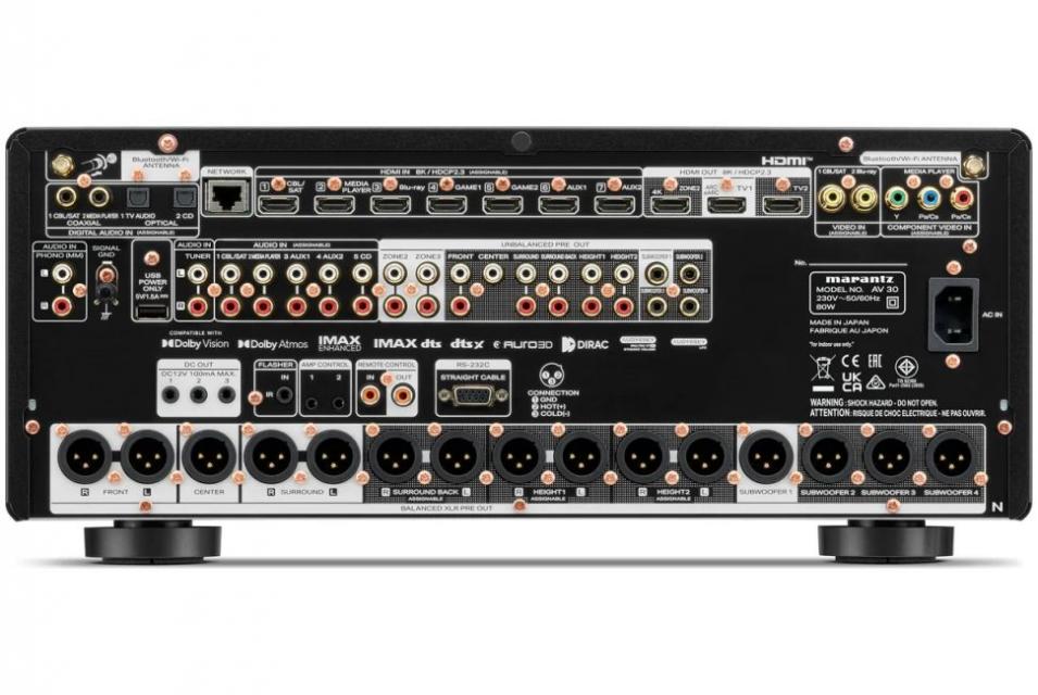 Marantz - AV 30 Préamplificateur Home Cinema 11.4  8K Dolby atmos