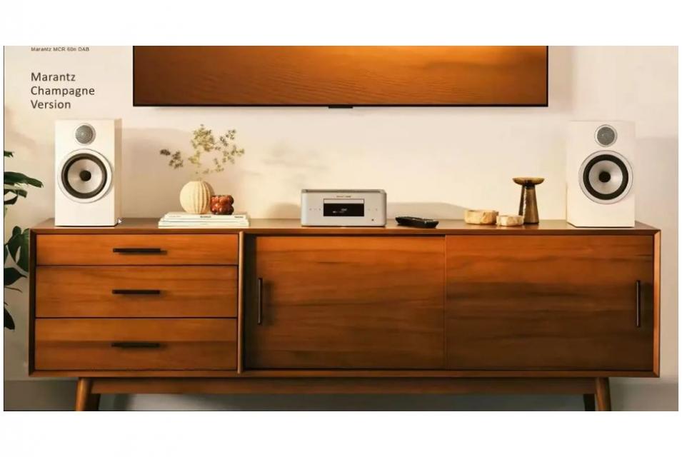 Marantz -  MCR60n DAB - Mini Chaine tout en un Amplificateur CD / Tuner DAB / Streamer Heos