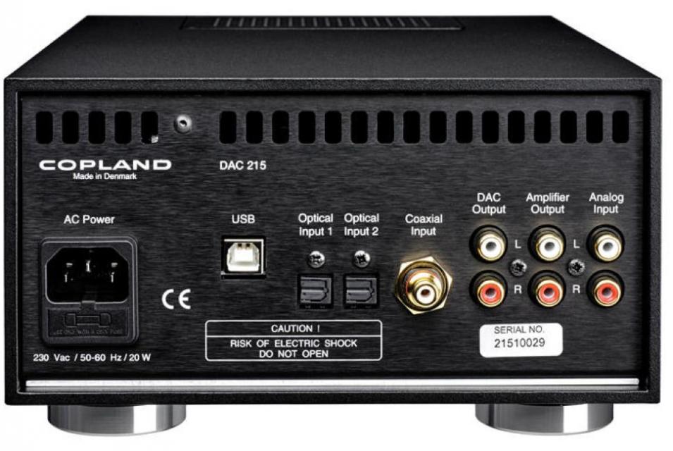 Copland - DAC-215 Préamplificateur/Convertisseur DAC/Ampli casque à tubes