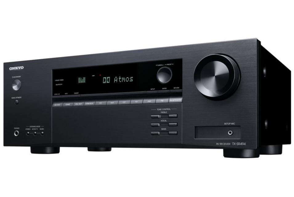 Onkyo - TX-SR494 DAB Amplificateur audio vidéo 7.2 4K Dolby Atmos