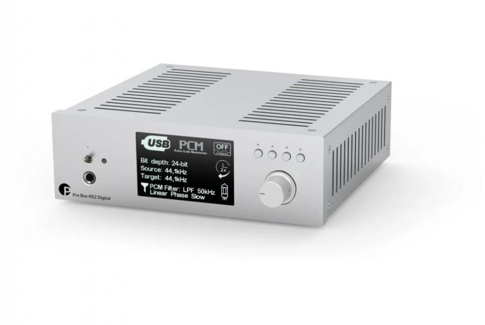 Project - Pre Box RS2 Digital -  Préamplificateur haut de gamme, convertisseur numérique-analogique (DAC), amplificateur pour casque