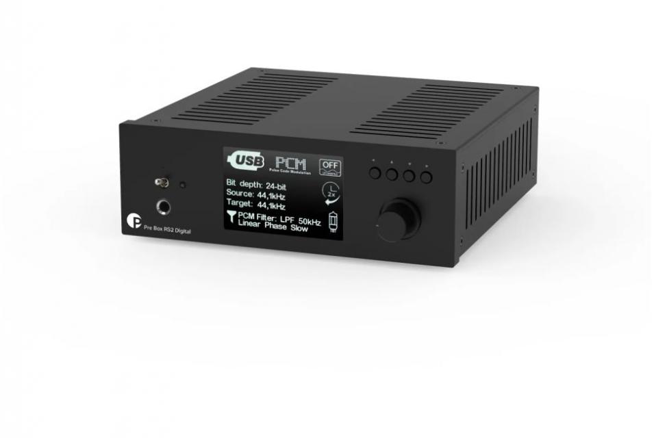 Project - Pre Box RS2 Digital -  Préamplificateur haut de gamme, convertisseur numérique-analogique (DAC), amplificateur pour casque