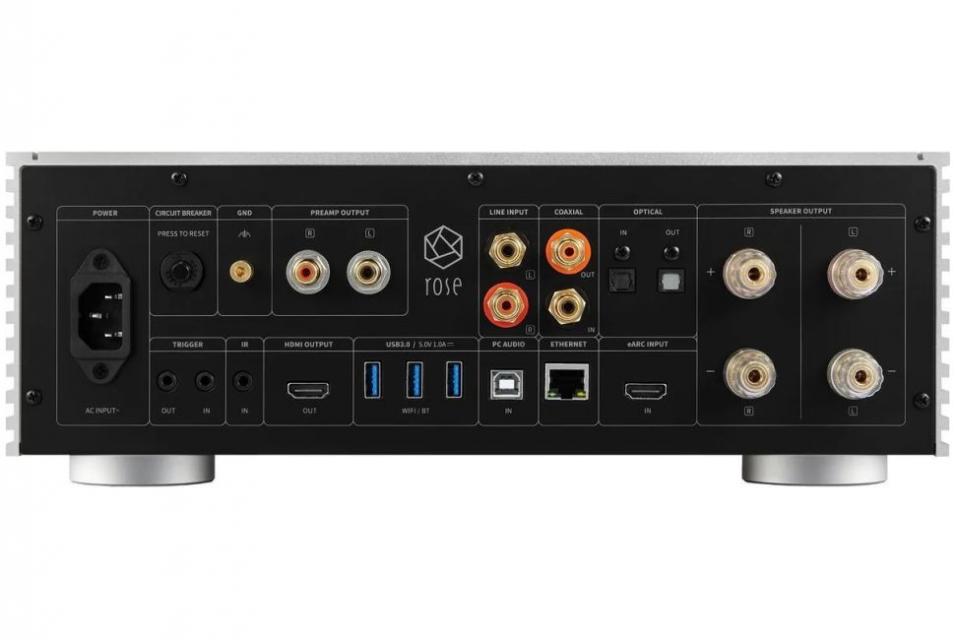 Rose - RS520A - Ampli HiFi Stéréo / Lecteur réseau / Dac