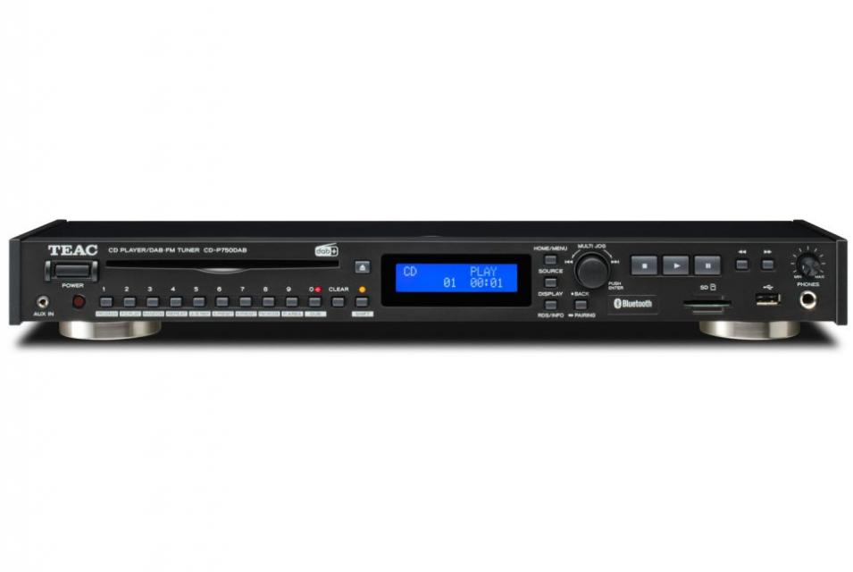 Teac - CD-P750DAB - Lecteur CD / Tuner FM - DAB+ / BT /  lecture/enregistrement SD/USB.