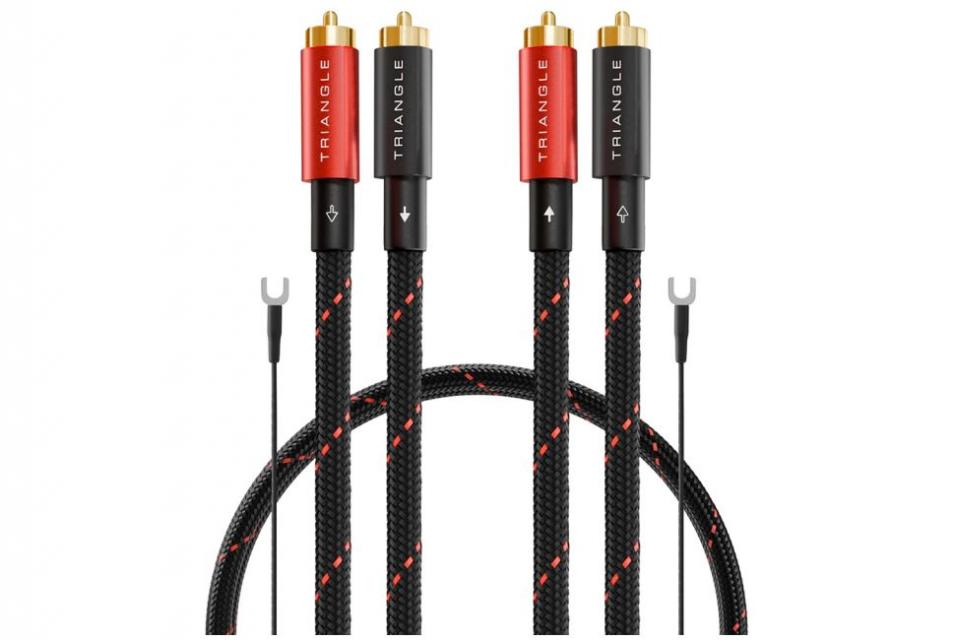 Triangle - RED Série - Câbles RCA/RCA phono 1m Triangle - RED Série - Câbles RCA/RCA phono 1m