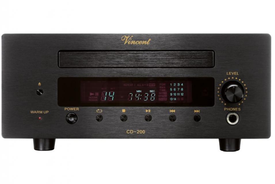 Vincent - CD-200 Lecteur CD hybride à tubes format MI-DI