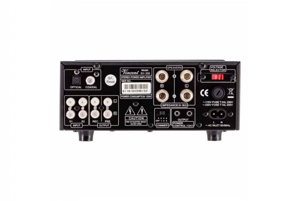 Vincent - SV-200 Amplificateur intégré stéréo hybride à tubes format MI-DI