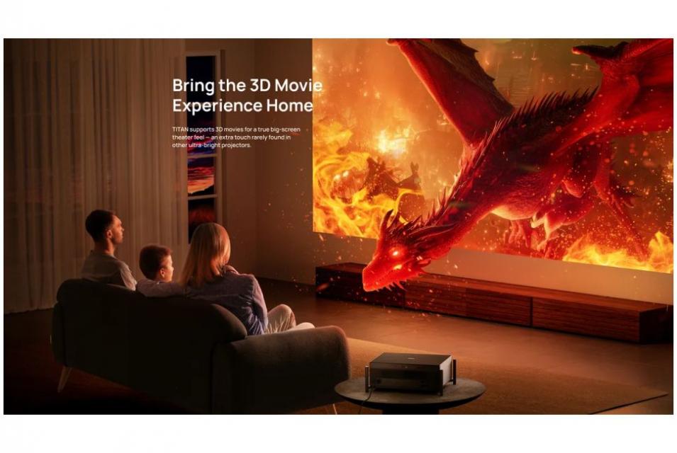 Xgimi - TITAN - Vidéoprojecteur UHD 4K Laser Xgimi - TITAN - Vidéoprojecteur UHD 4K Laser