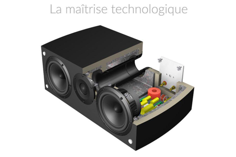 Atohm - GT CENTER HD Enceinte centrale 2 voies bass reflex