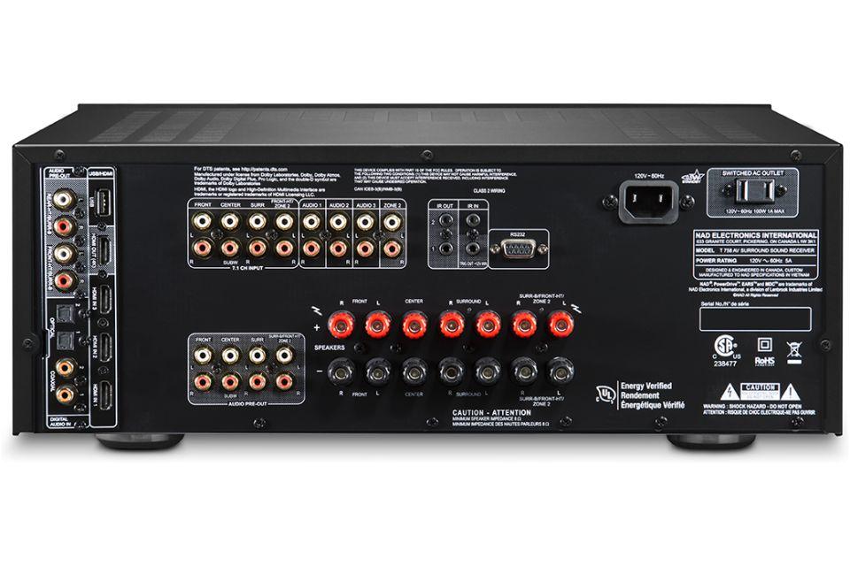 NAD - T 758 v3i Amplificateur audio vidéo 7.1 4K Dolby Atmos