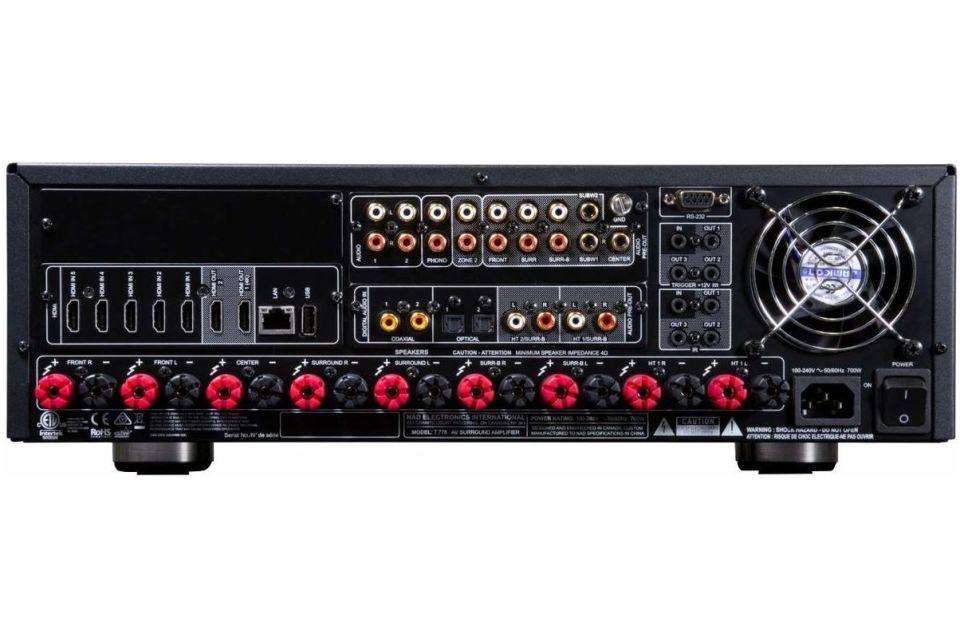 NAD - T 778 Amplificateur audio vidéo 9.1 4K Dolby Atmos